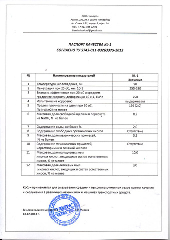 Паспорт на ограждения металлические образец