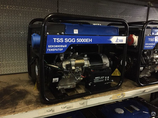 Генератор бензиновый TSS SGG 5000 EH ТСС 5 кВт однофазный на колёсах 220 В #1